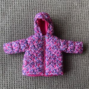 OSHKOSH B’GOSH PINK PUFFER COAT SIZE 12 MONTHS